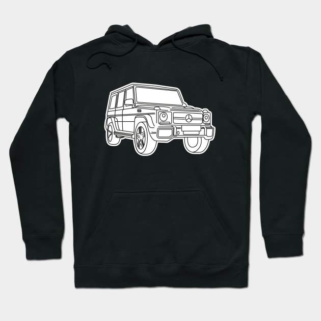 Mercedes Class G Hoodie by LauralineM